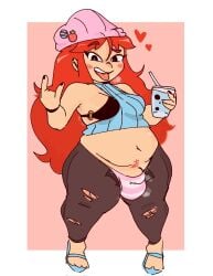 madeline (celeste) from celeste (game) by errorplush