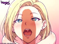 android 18 from dragon ball by gigatsu