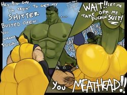 bruce banner from avengers by horkrugley