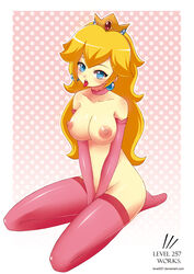 princess peach from mario (series) by level257