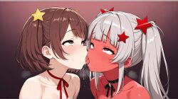 chirritox hispanic_virtual_youtuber lesbian_kiss starvtuber vtuber youtube_hispanic