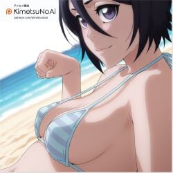 beach bikini bleach bleach:_the_thousand-year_blood_war kimetsu_no_ai kuchiki_rukia kuchiki_rukia solo