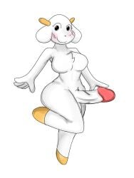 anthro blush blushing_at_viewer breasts bunny_maloney charlotte_(bunny_maloney) featureless_breasts furry futanari goat goat_horns intersex looking_at_viewer penis request sillywillydillydally smiling smiling_at_viewer tagme