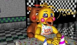 3d c4d cinema4d five_nights_at_freddy's five_nights_at_freddy's_2 happy humping moaning_in_pleasure pleading scottgames straight tagme toy_chica toy_chica_(fnaf) toy_freddy toy_freddy_(fnaf)