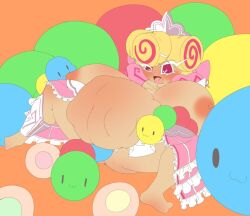 big_breasts birth breast_sucking cookie_run cookie_run_kingdom kouign-amann_cookie monster opqhlak pregnant tagme