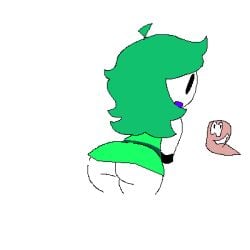 ass butt character_request fnf fnf_mods friday_night_funkin friday_night_funkin_mod green_hair kiwi tagme_(character)