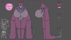 1male bear big_breasts big_girl blank_eyes bowtie breasts breasts_bigger_than_head claws claws_out concept_art cooked cotton_tail creepy_face creepy_smile doll_girl dream drool drool_string drooling featureless_breasts featureless_chest featureless_feet female five_nights_at_freddy's_4 heart heart_symbol hunchback ideaofnone jerri_(gremlingrounded) large_breasts long_arms lovedoll_nightmare_haven lovedoll_toy_factory male nightshade_teddi_(lovedolls_nightmare_haven) pajamas pink_fur plushie reference_sheet scared_expression stitches teddi_(gremlingrounded) thighs_bigger_than_head