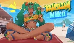 argentinian miku from vocaloid by mohoshadream