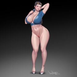 nico robin from one piece by pinkdrawz