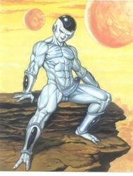 1boy abs alien alien_humanoid balls bara dragon_ball dragon_ball_z eight_pack freeza frieza humanized humanoid humanoid_penis male male_only muscle muscles muscular muscular_male nude nude_male pale-skinned_male pale_skin pandoras_box penis sitting six_pack smirk smirking solo solo_focus solo_male veiny_penis white_balls white_body white_penis white_skin