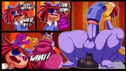 1boy 1girls 2d 2d_animation anal anal_masturbation anal_sex andrews38369 animated balls comic dialogue dildo doll doll_transformation female femboy fucked_silly gay gay_anal gay_male gay_masturbation gay_sex hjsakldfhl_(tadc) homosexual homosexual_male homosexual_sex jax_(the_amazing_digital_circus) male male/male male_penetrated male_penetrating ragatha_(bowling_pin) ragatha_(the_amazing_digital_circus) rape red_hair stomach_bulge text the_amazing_digital_circus twitter_link used_like_a_toy