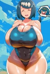 lana (pokemon) from nintendo by ameanon