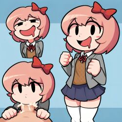 sayori (doki doki literature club) from doki doki literature club