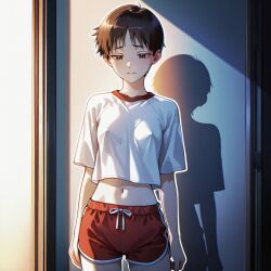 shinji ikari from neon genesis evangelion