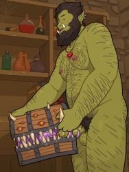 mimic chest from dungeons and dragons by quasarbearcat