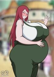 kushina uzumaki from naruto by deadboyslade