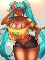 brazilian miku from vocaloid