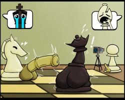 ! 1girls 2boys animal_genitalia animal_penis ass_freckles balls big_ass big_butt big_penis bishop_(chess) camera camera_flash cellulite checkered checkered_floor chess chess_piece clash_(series) clash_royale crown crying crying_with_eyes_open cuck cucked_by_beast cuckold cuckolding dark-skinned_female dark_skin emote emote_(clash_royale) equid equine equine_genitalia equine_penis female freckles freckles_on_ass gradient_shading heart heart_symbol hearts_around_body hearts_around_head horse horse_penis horsecock huge_ass huge_balls huge_cock imminent_penetration imminent_rape imminent_sex king_(chess) knight_(chess) male meme meme_in_the_background meme_reference open_mouth pawn_(chess) penis queen_(chess) recorded recording recording_device recording_video shade shaded shadow shocked shocked_expression simple_background size_difference small_penis stocky_(artist) surrounded yawn yawning zoophilia