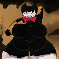 1female 2d 2d_(artwork) 2d_artwork bbw bendy_and_the_dark_revival bendy_and_the_ink_machine bendy_fem big_breasts black_body boobs_out breasts breasts_out chubby chubby_female chubby_woman colored cryptiacurves demon digital_art digital_drawing_(artwork) digital_media digital_media_(artwork) drawntoodeep_(artist) eyeless eyeless_character eyeless_face eyeless_female fanart fat fat_female fat_fetish fat_woman female female_focus female_only fully_naked fully_nude genderbend genderbent genderswap gloves_only huge_breasts imp ink ink_bendy ink_darling_(cally3d) ink_demon ink_on_body joey_drew_studios naked naked_female nipples nipples_out nipples_outside nipples_visible nude nude_female one_hand_behind_head only_female pussy_lips pussy_peek red_bowtie rule63 rule_63 sharp_fangs sharp_teeth smiling smiling_at_viewer solo solo_female solo_focus south_shaed south_shaed_(dreams_come_true_studio) tits tits_out white_face white_stockings yellow_gloves