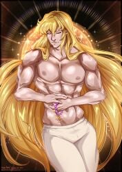 virgo shaka from saint seiya by halationart