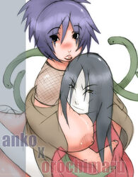 liquidxlead mitarashi_anko naruto orochimaru straight_hair tagme