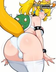 bowsette from mario (series) by foxenpai