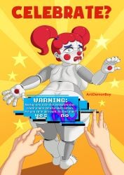 circus baby from five nights at freddy's by artidemonboy