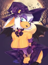 rouge the bat from sonic (series) by mokkat