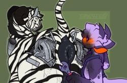 animal_genitalia anthro anus ass big_anus blush cade_(travesseiro) duo equid equine equine_anus equine_genitalia exhaust_pipe felkin feral genitals hi_res horn horned_humanoid horse huge_anus humanoid hybrid machine maintenance male male/male mammal oil presenting presenting_anus puffy_anus raised_tail robot robot_feral soot stripes tail tools travesseiro wrench zebra zelko