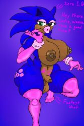 sonic the hedgehog from sonic (series) by lewdinvention