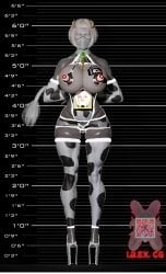 big_ass big_breasts body_modification bodysuit corruption cow_print drone dronification ibex-cg khameleon lactoselass_(ibex) mind_break mind_control mortal_kombat mortal_kombat_11 mortal_kombat_1_(2023) transformation