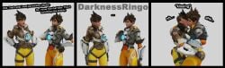 3d darknessringo lena_oxton lesbian_kiss overwatch overwatch_2 tracer yuri