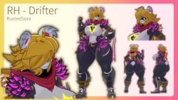 big_ass big_breasts breasts bubble_butt female fortnite furry huge_ass huge_breasts nonarycubed raven_team_leader rustedsora tagme thick_thighs wide_hips