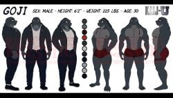 2024 anthro bottomwear claws clothed clothing colored denim denim_bottomwear denim_clothing digital_drawing_(artwork) digital_media_(artwork) dragon fan_character footwear godzilla_(series) goji_(kersync) hi_res hybrid jacket jeans kaiju kersync male model_sheet monster muscular muscular_anthro muscular_male mythological_creature mythological_scalie mythology pants scalie shirt shoes solo tank_top toho topwear underwear watermark