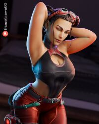 1girls 3d apex_legends big_ass big_breasts bottom_heavy breasts brown_body brown_skin bust busty cherry_bomb_loba chest curvaceous curvy curvy_figure dark-skinned_female dark_skin electronic_arts female female_focus francis_brown hips hourglass_figure huge_ass huge_breasts human large_ass large_breasts legs loba_(apex_legends) mature mature_female respawn_entertainment slim_waist thick thick_hips thick_legs thick_thighs thighs top_heavy voluptuous voluptuous_female waist wide_hips