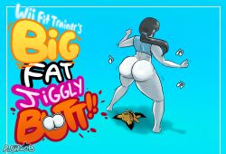 1girls big_ass big_butt gobrush gobrushgob gobrushrush pichu pokemon pokemon_(species) super_smash_bros. wii_fit_trainer wii_fit_trainer_(female)