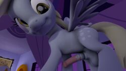 3d animal_genitalia blonde_hair cutie_mark derpy_hooves dickgirl equine feral friendship_is_magic fruitymilk hair horse horsecock intersex mammal my_little_pony pegasus penis pony solo source_filmmaker wings