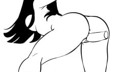 1boy1girl animated ass ass ass_focus big_ass black_and_white jiggle nude_female sex sex_from_behind tagme thighs tits_out vaginal_penetration vaginal_sex