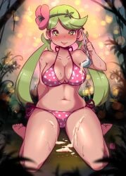 1girls female kenron_toqueen mallow_(pokemon) nintendo pokemon pokemon_sm solo solo_female tagme