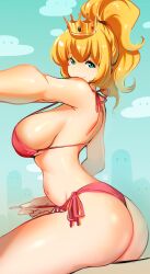 1girls female kenron_toqueen mario_(series) nintendo princess_peach solo solo_female super_mario_bros. tagme