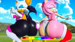 2girls 3d amy_rose animated anthro ass ass_focus bat bat_wings big_ass big_breasts big_butt blinking boombox bottom_heavy breasts bubble_ass bubble_butt chiropteran clothing curvaceous curvy curvy_figure dat_ass dirty_dancing dumptruck_ass female female_only fully_clothed furry gold_boombox_(prevence) green_eyes hedgehog huge_ass huge_breasts jiggle jiggling_ass jiggling_breasts legwear loop mostly_clothed no_sound panties prevence ro rouge_the_bat seductive seductive_dance sega sexy_dance short_skirt shorter_than_30_seconds skirt smelly_ass sonic_(series) sonic_the_hedgehog_(series) stockings tagme thick_thighs twerk_hypnosis twerking video voluptuous voluptuous_female wide_hips wings