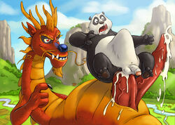 anal anal_sex anthro ass balls bear big_penis chubby cum cum_inside demon diphallia diphallism dragon erection forced furry furry_only furryrevolution gay hemipenes huge_cock humanoid_penis ke-pa kung_fu_panda male male_only multi_penis open_mouth overweight panda penetration penis po rape red_eyes size_difference stomach_bulge yaoi