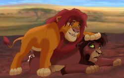 disney feral feral_on_feral gay gay_anal gay_domination gay_male gay_sex kovu kovu_(the_lion_king) lion lion_boy simba simba_(the_lion_king) the_lion_king the_lion_king_ii:_simba's_pride walt_disney_pictures