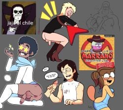 1girl 1girls 2026 4_fingers anus ass balls benson benson_dunwoody blush breasts cartoon_network cartoony cel_shading cumshot cumshot_on_face death_(regular_show) doodles edit eileen_roberts gay gay_sex grey_background hetero human humanoid itamigao johnny_skydiver male/female male/male meme meme_in_the_background meme_reference mole multiple_images nipples no_background non-human penis pinup presenting_anus presenting_ass presenting_balls presenting_penis regular_show self_upload simple_background sketch skips_(regular_show) solo solo_female solo_focus solo_male spanish_text straight straight_sex tagme text text_bubble toony veiny_penis virgin_killer_sweater yaoi