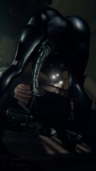 3d_(artwork) 9:16 absurd_res animal_genitalia animal_penis anthro balls bent_over big_balls big_butt big_penis black_balls black_body black_breasts black_penis black_sheath blurred_background bodily_fluids breasts butt canid canine cum cum_drip digital_media_(artwork) dripping dutch_angle equine_genitalia equine_penis flared_penis genital_fluids genitals glistening glistening_balls glistening_butt glistening_genitalia glistening_legs glistening_penis glistening_thighs glowing glowing_eyes gynomorph hi_res inside intersex long_penis looking_through looking_through_legs looking_through_legs_at_viewer malo mammal mismatched_genitalia mismatched_penis penetration penis rear_view scp-1471-a scp_foundation sheath slugcats solo text thick_thighs url wet wet_body