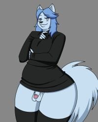 1boy 1femboy 1male :3 anthro anthro_only anthrofied balls ballsack blue_body blue_eyes blue_fur blue_hair blue_skin blush blush_lines blushing bottomless chubby chubby_anthro chubby_femboy chubby_male curvaceous curvy curvy_body curvy_femboy curvy_figure exhibition exhibitionism exhibitionist femboy femboysub fur furry furry_only gay gay_male half-closed_eyes leggings legwear looking_at_viewer male male_focus original penis penis_out ribznsfw smile smiling smiling_at_viewer smug smug_face smug_grin smug_smile solo solo_male sweater testicles thick_hips thick_thighs timbywuff voluptuous voluptuous_anthro voluptuous_femboy voluptuous_male yiff