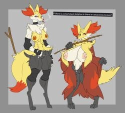 2026 anthro areola athletic athletic_anthro athletic_female big_breasts biped black_body black_fur braixen breast_curtains breasts chorsinnell39 cigarette claws delphox digital_media_(artwork) digitigrade duo female female_anthro fur generation_6_pokemon hi_res huge_breasts inner_ear_fluff larger_female nintendo nipples orange_areola orange_nipples paws pink_areola pink_nipples pokemon pokemon_(species) red_body red_fur shortstack shortstack_female simple_background size_difference smaller_female smoking thick_thighs toe_claws tuft wide_hips yellow_body yellow_fur