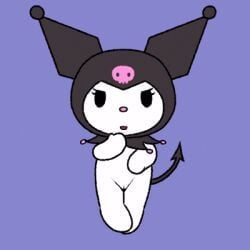 animate_inanimate animated cum_inside distension dubious_consent fleshlight_position gif kuromi no_sound plushie plushophilia scarr_(artist) shorter_than_30_seconds tagme vaginal vaginal_penetration