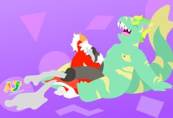 2_penises a_slime_psycho absurd_res aquatic big_penis blonde_eyebrows blonde_hair bodily_fluids cheek_tuft cum cum_in_mouth cum_inside diphallism dipstick_ears dragon drinking drinking_cum duo ear_markings ejaculation excessive_cum excessive_genital_fluids eyebrows eyes_closed facial_tuft fellatio fish fish_tail flat_colors fur furred_dragon furred_scalie genital_fluids genitals glans green_body green_hair grey_nipples grey_penis hair hand_on_penis hi_res horizontal_diphallism horn huge_penis humanoid_genitalia humanoid_penis keylo_ryan_(a_slime_psycho) kneeling male male/male markings memphis_design mouth_on_penis multi_genitalia multi_penis multicolored_ears mythological_creature mythological_scalie mythology nipples oral orange_eyebrows orange_horn penile penis pink_inner_ear red_body red_fur scalie sex shark sharp_teeth simple_background sitting sitting_on_ground size_difference soap_(a_slime_psycho) stripes tail teeth tuft white_body white_fur white_hair yellow_ear_tips yellow_stripes