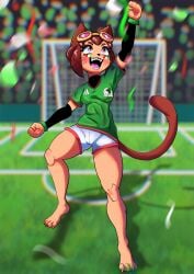 big_ass big_thighs cat_ears cat_girl cat_humanoid cat_tail catgirl furry furry_female furry_only gameoverse kit_(gameoverse) kit_bodega